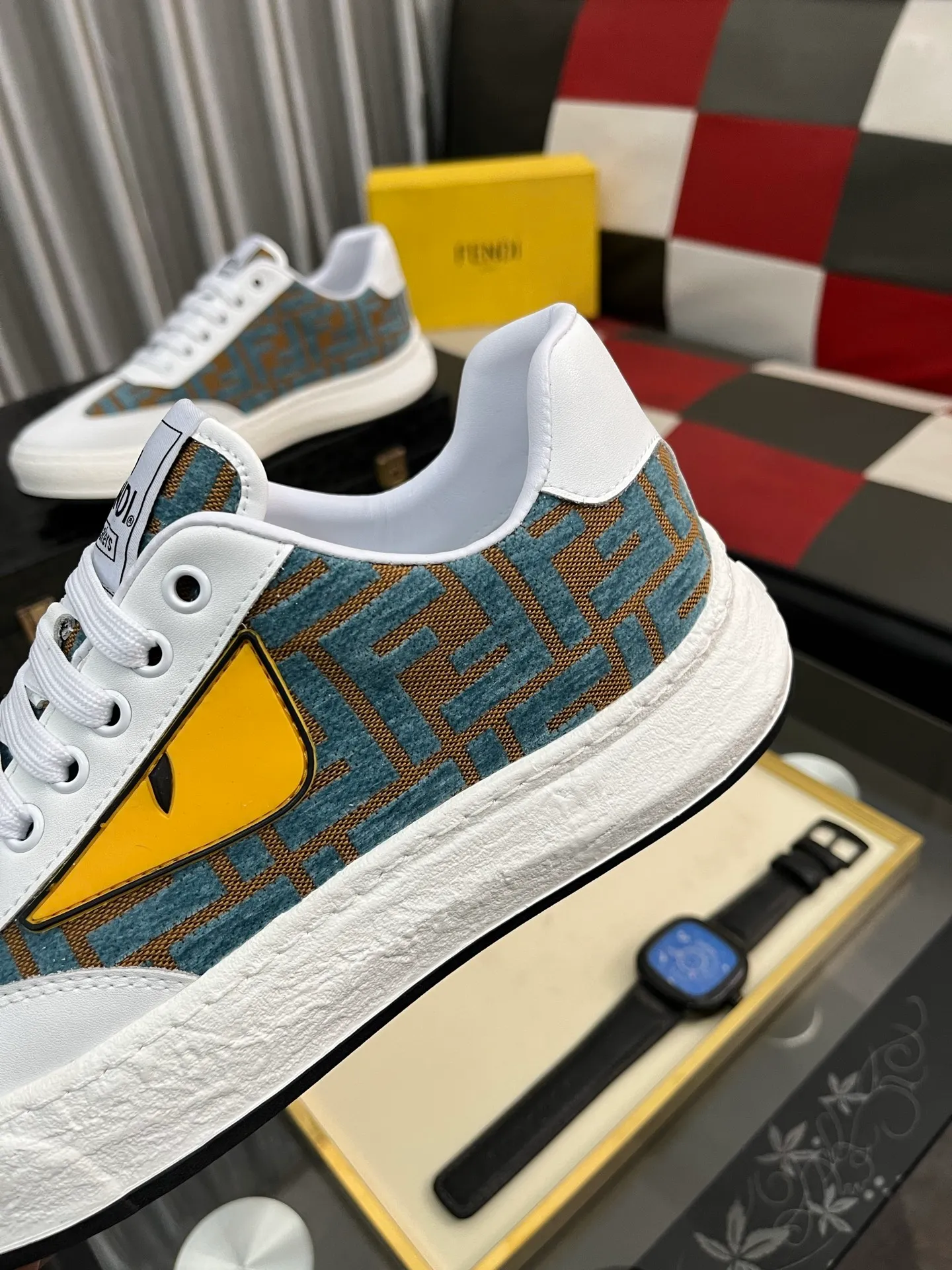 Men's shoes 💰420⌚️⌚️FENDI "Fendi" P480 Regular size: 38-44 (casual shoes) Product materials: Selected cowhide upper, soft sheepskin lining; original outsole. 4️⃣colors available